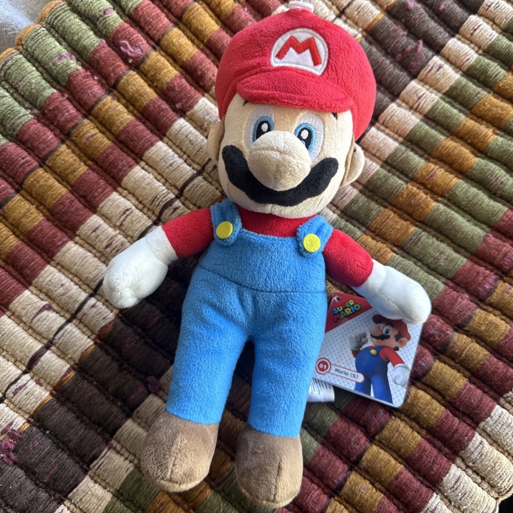 2024 Super Mario Bros Nintendo Mario Plush Toy New With Tag